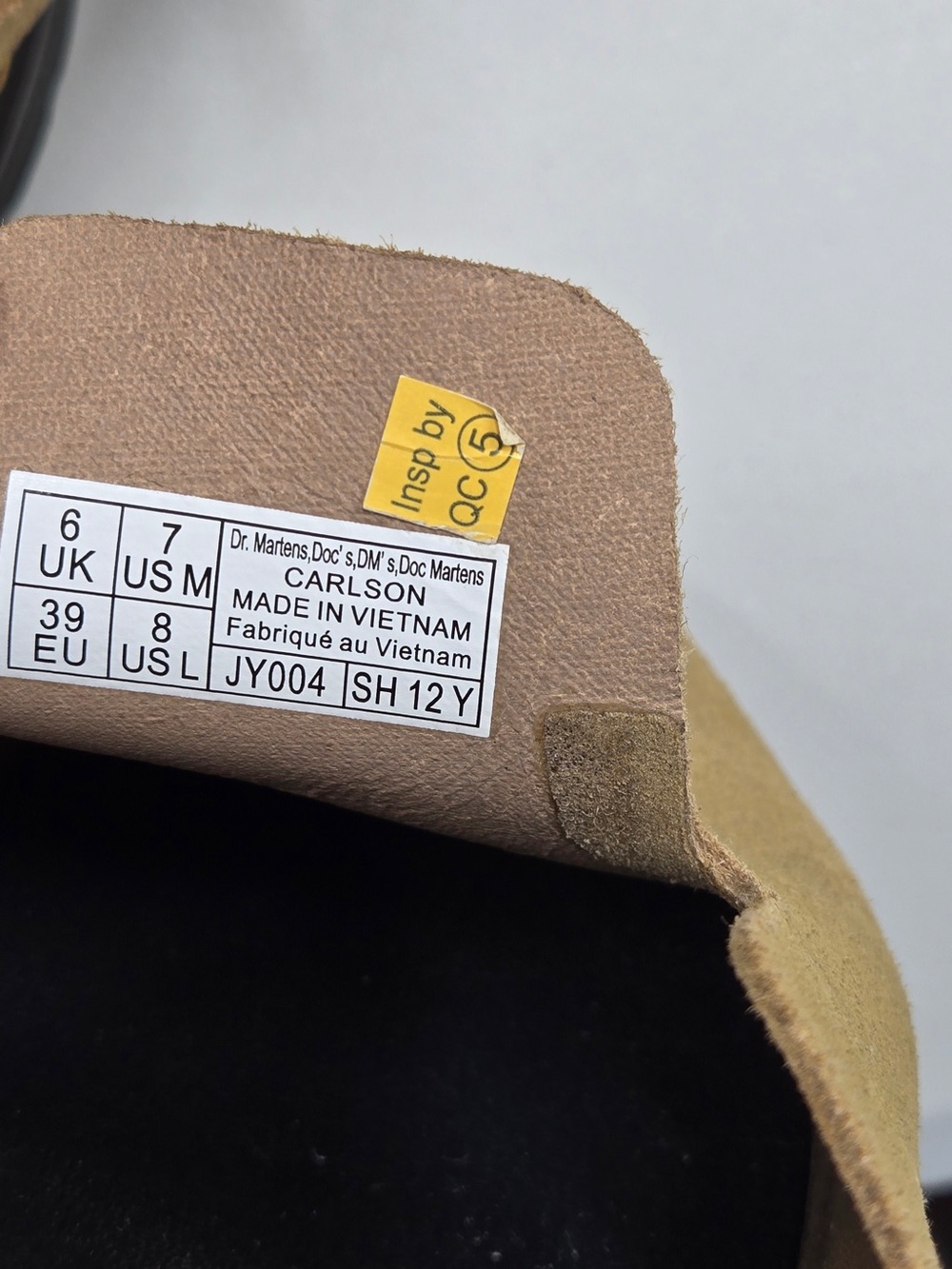 DR. MARTEN’S Carlson Slingback Mule Savannah Tan Me’s 7/Women’s 8 8646 - Picture 9 of 15